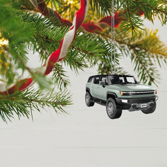 New! 2024 GMC Hummer EV Hallmark Keepsake Christmas Ornament Diecast Truck SUV - Picture 5 of 5